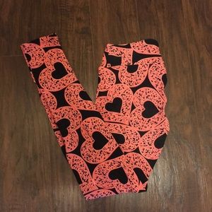 Lularoe Leggings Hearts